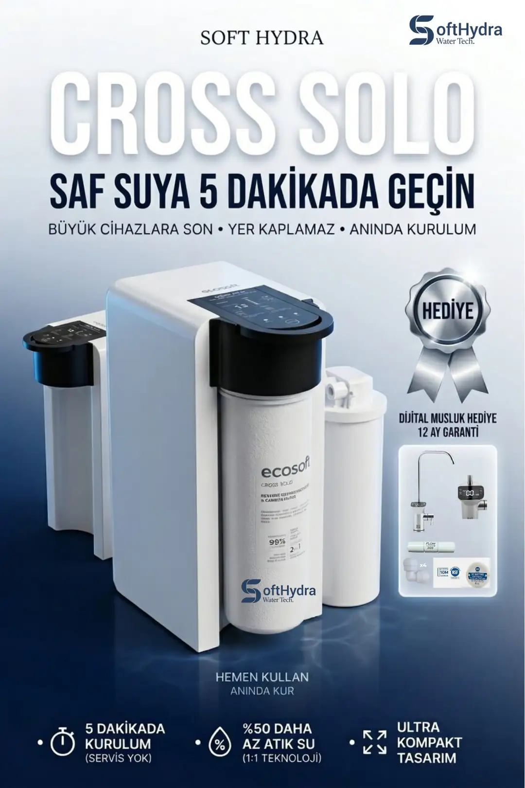 SoftHydra filtrasyon sistemi — ürün 2